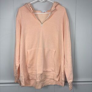 Threads 4 Thought Quarter Zip Pullover Hoodie Sweatshirt 2X Organic Cotton